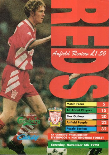 Match programme